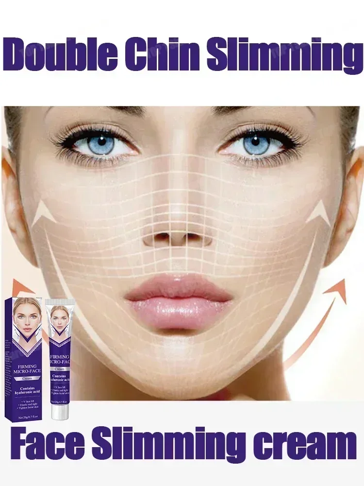 Crema reafirmante para Micro cara, Estiramiento Facial reafirmante, doble mentón, reafirmante, quema de grasa, productos para el cuidado de la piel