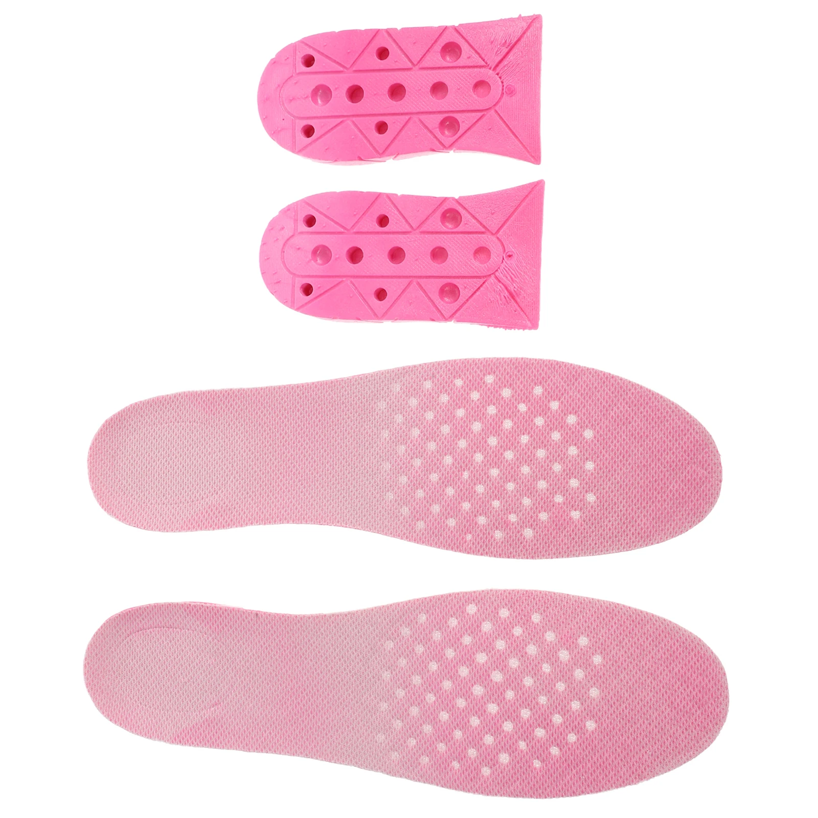 

1 Pair Invisible Height Increase Insoles Heel Lift Inserts Lightweight Shoe Pads For Men Women Breathable Comfortable Internal