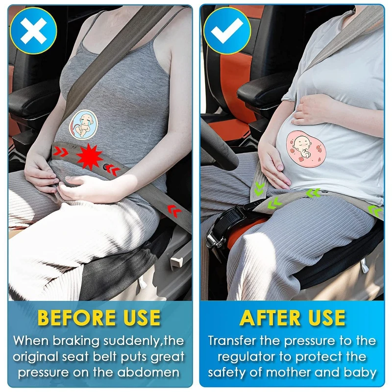 For Car Maternity Belly Seat Belt Anti Strangulation Protective Belt Beer Belly Belt Convenient and Installation-Free