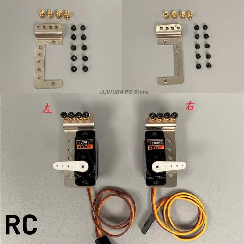 RC Servo Lock Differential Halterung Edelstahl Servo Für Tamiya 1/14 Rc Lkw Kipper 770s MAN TGX LESU Teile Zubehör
