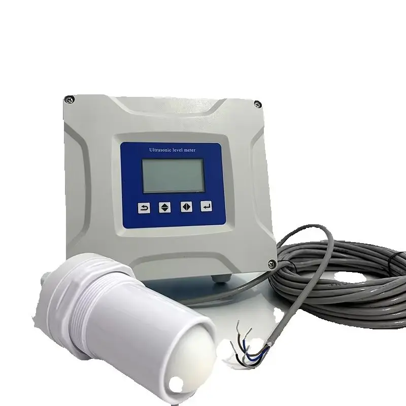 Wall Mounted Ultrasonic Level Sensor 0-10m Split Type Water Level Gauge with RS485 Interface