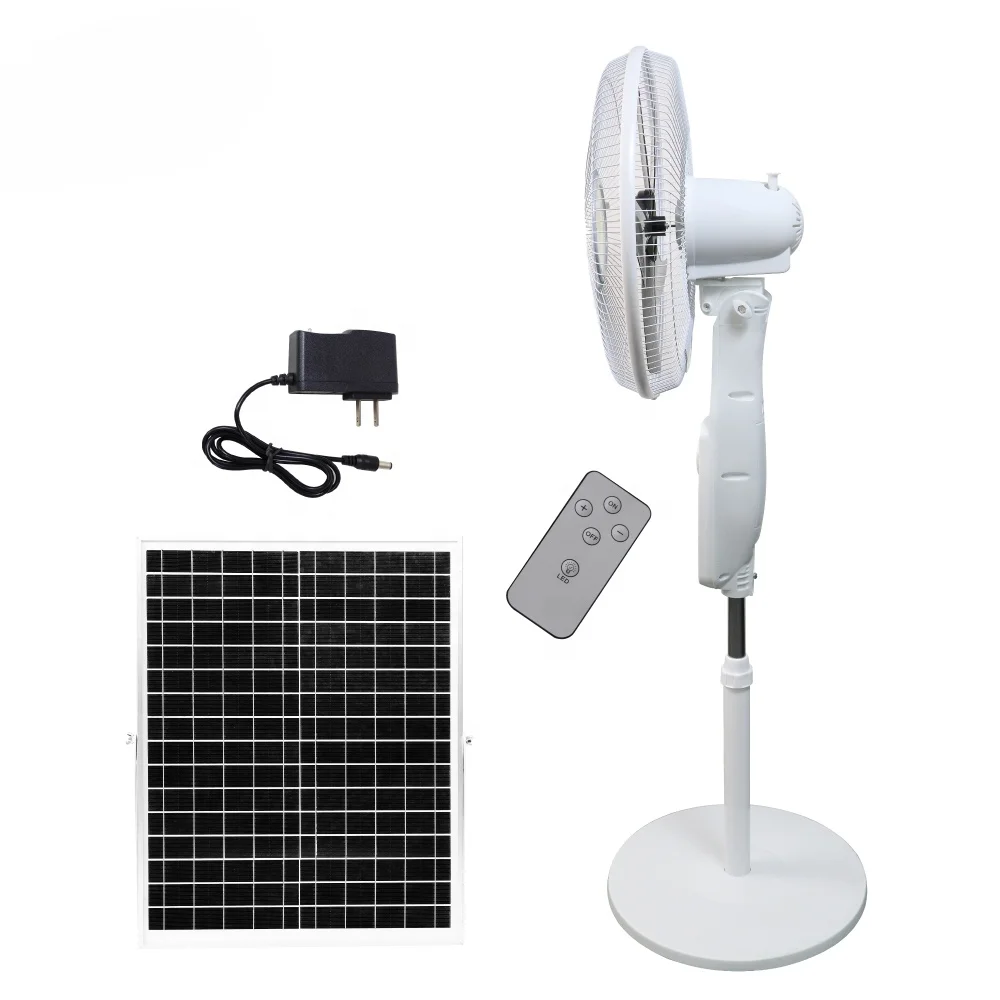 solar ac dc motor remote control solar ceiling fan with solar panel