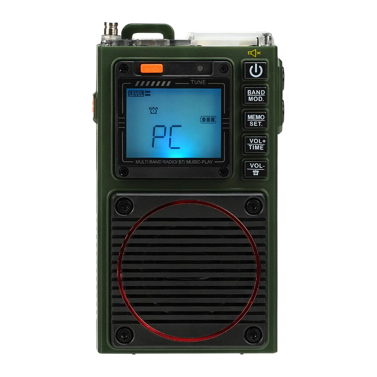 Retekess TR111 Radio FM Tragbare Radios AM FM Mini Amateurfunk Kurzwellen Notfall Amateurfunk Multiband SW VHF WB Wecker – Detail 24
