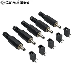 10pcs DC002 Panel Mount DC Power Jack/Plug 3.5x1.1mm/1.3mm 0.5A/30V Male Female Connector