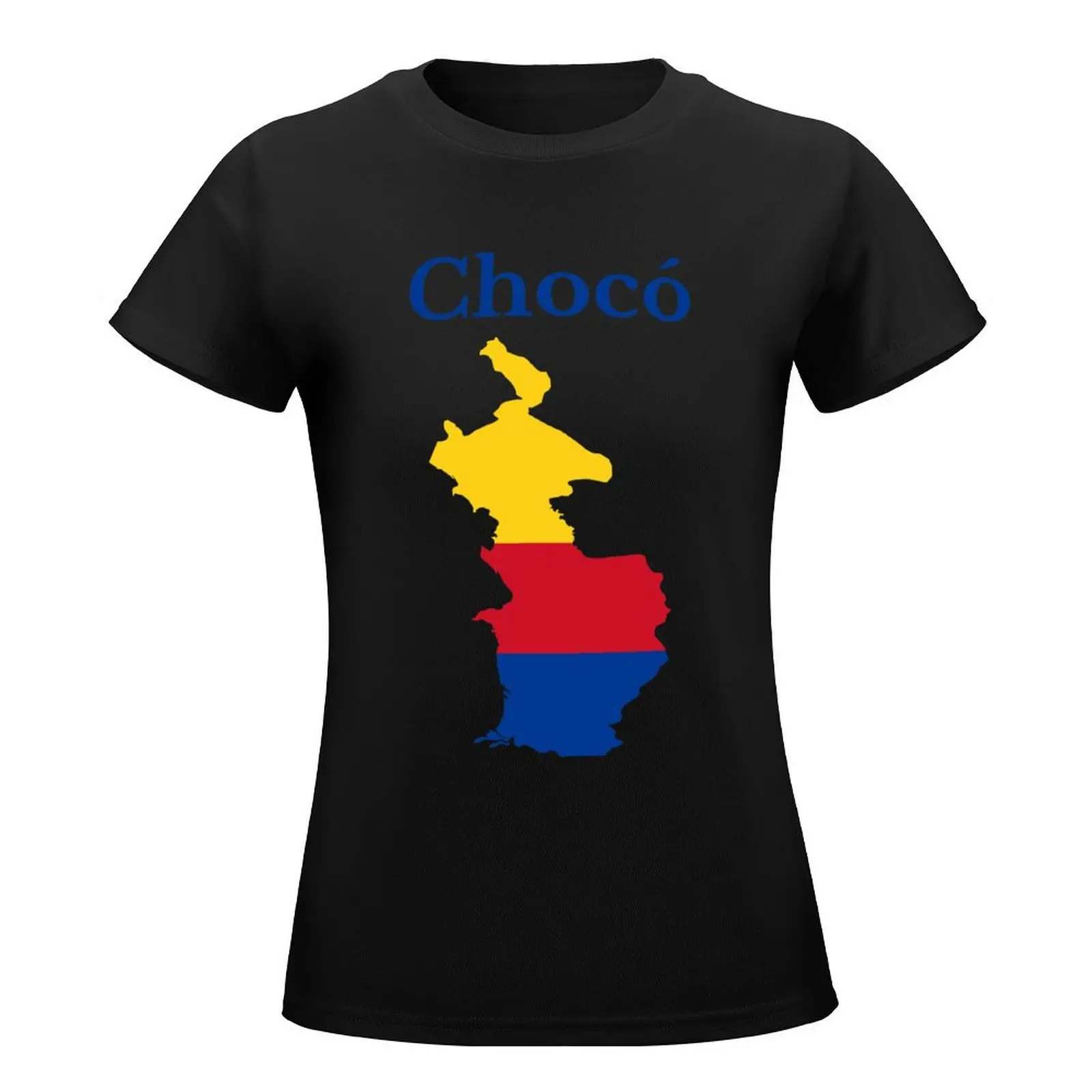 Choco Department Map, Colombian Department T-Shirt aesthetic clothes Blouse cute tops lady clothes clothes for woman