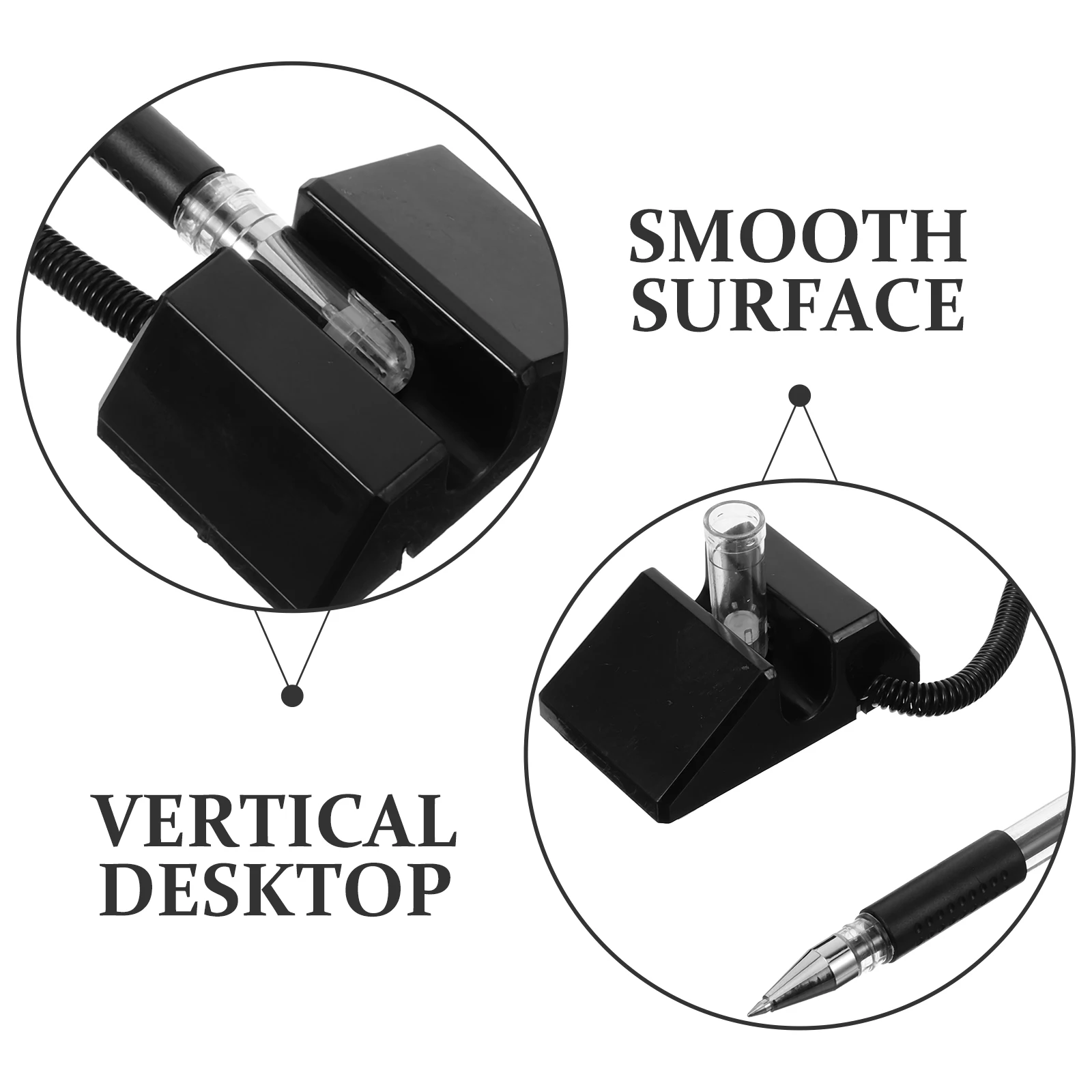 

4pcs Neutral Pen Stationery Vertical Desktop Gel Ink Writing Pens Signature Guest Book Office Multi Function Wear Resistant
