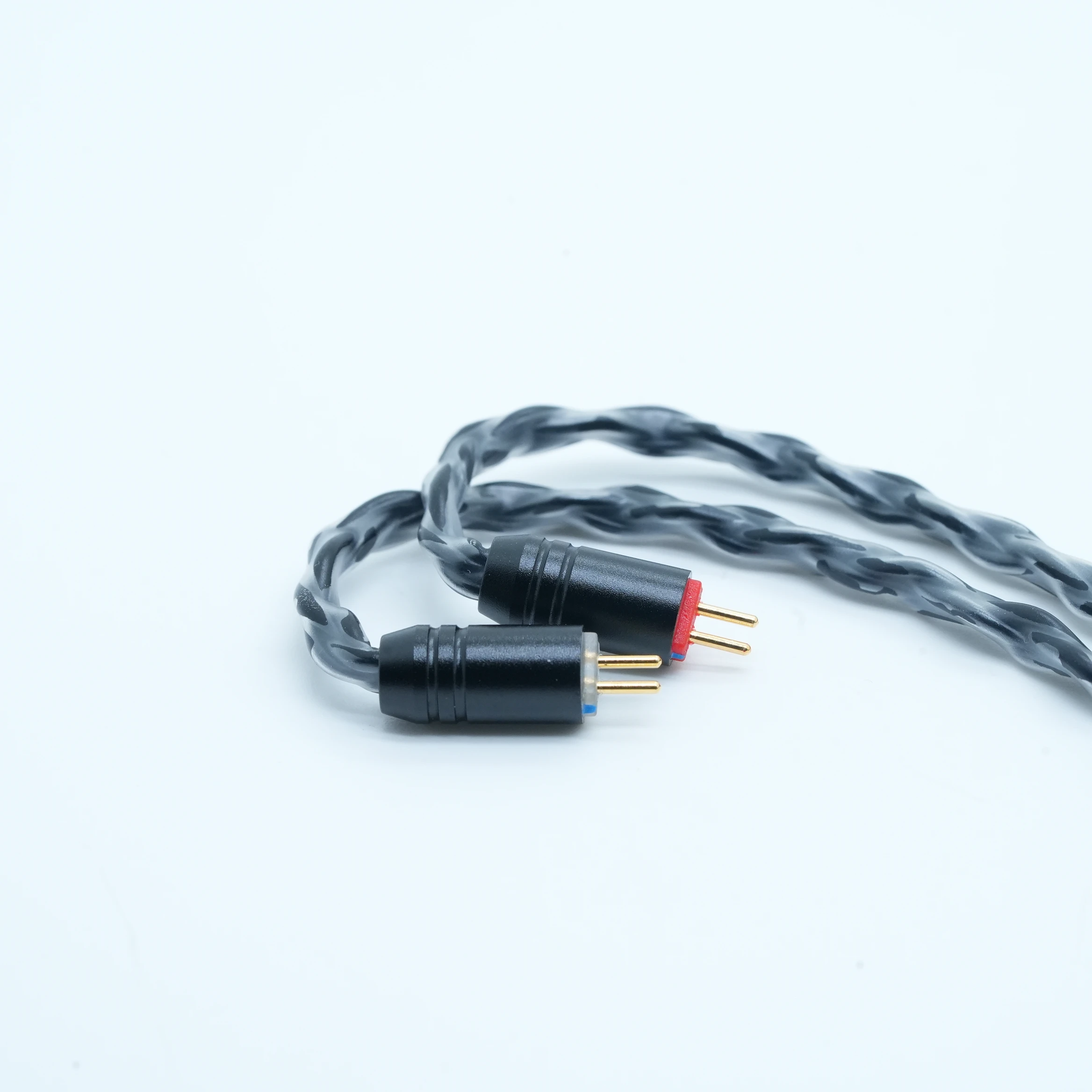 XINHS  8core single crystal copper plated silver earphone upgrade cable MMCX QDC TFZ 0.78 2PIN suitable for IEM HM20 Fudu view 3