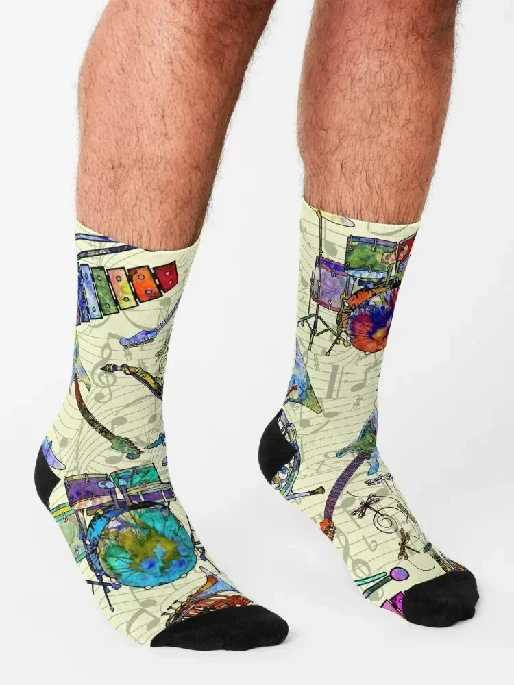 Musical Instruments Socks Children's heated Rugby Thermal man winter Socks Women's Men's