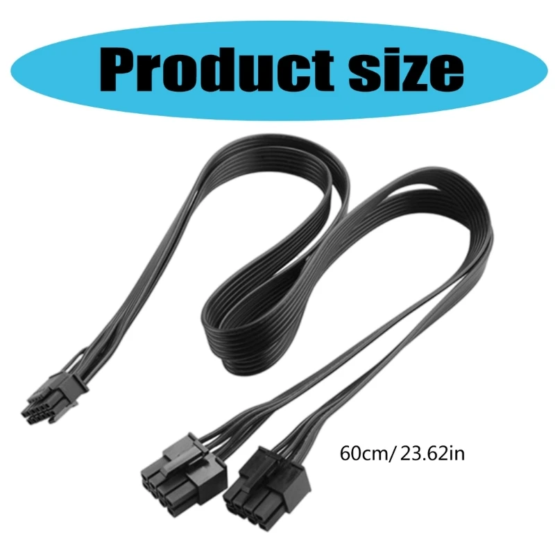 Quality 18AWG Power Cable for PCIE 5.0 Graphics Card 12P+4P Design