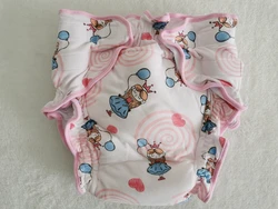 Adult Printed princess cloth pant /Cloth diaper with padding inside