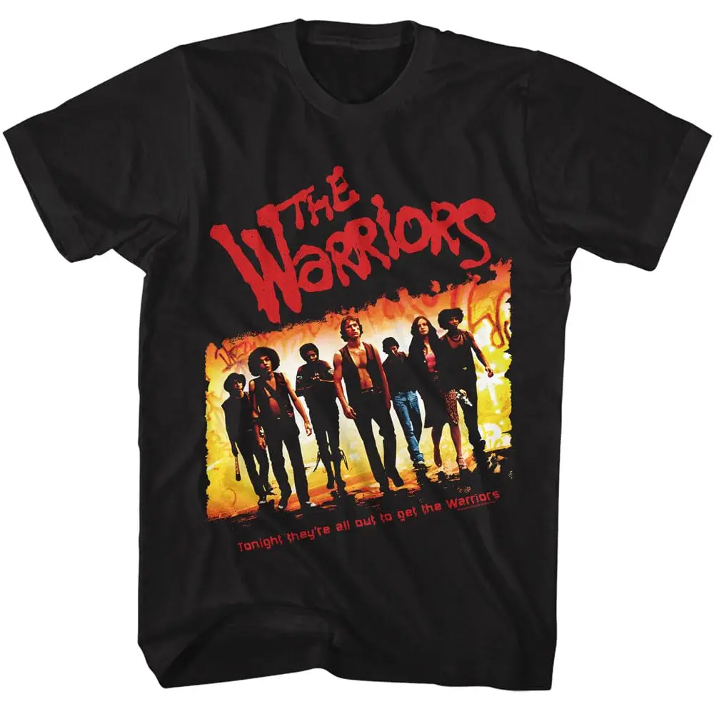 The Warriors T-Shirt Men Summer Armies of The Night Gang Movie Graphic Short Sleeve Streetwear Fit Film Fan Tee