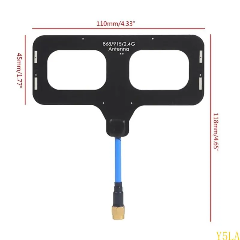 

Expand Coverage Area 5dBi Antenna 915MHz/868MHz Extender Antenna Enhances Signal Reception ABS for Quadcopter T16 TX16S