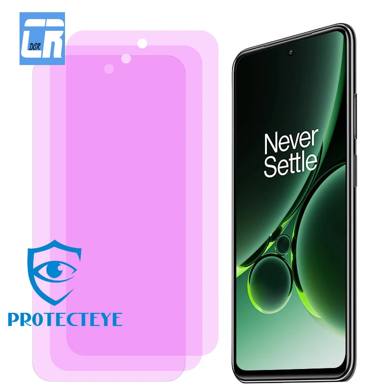 

3Pcs Anti Blue Light Tempered Glass For OnePlus ACE 9 9RT 10T 10R 8T 7T Pro Screen Protector Nord N300 2T CE 2 3 Lite N200 N100