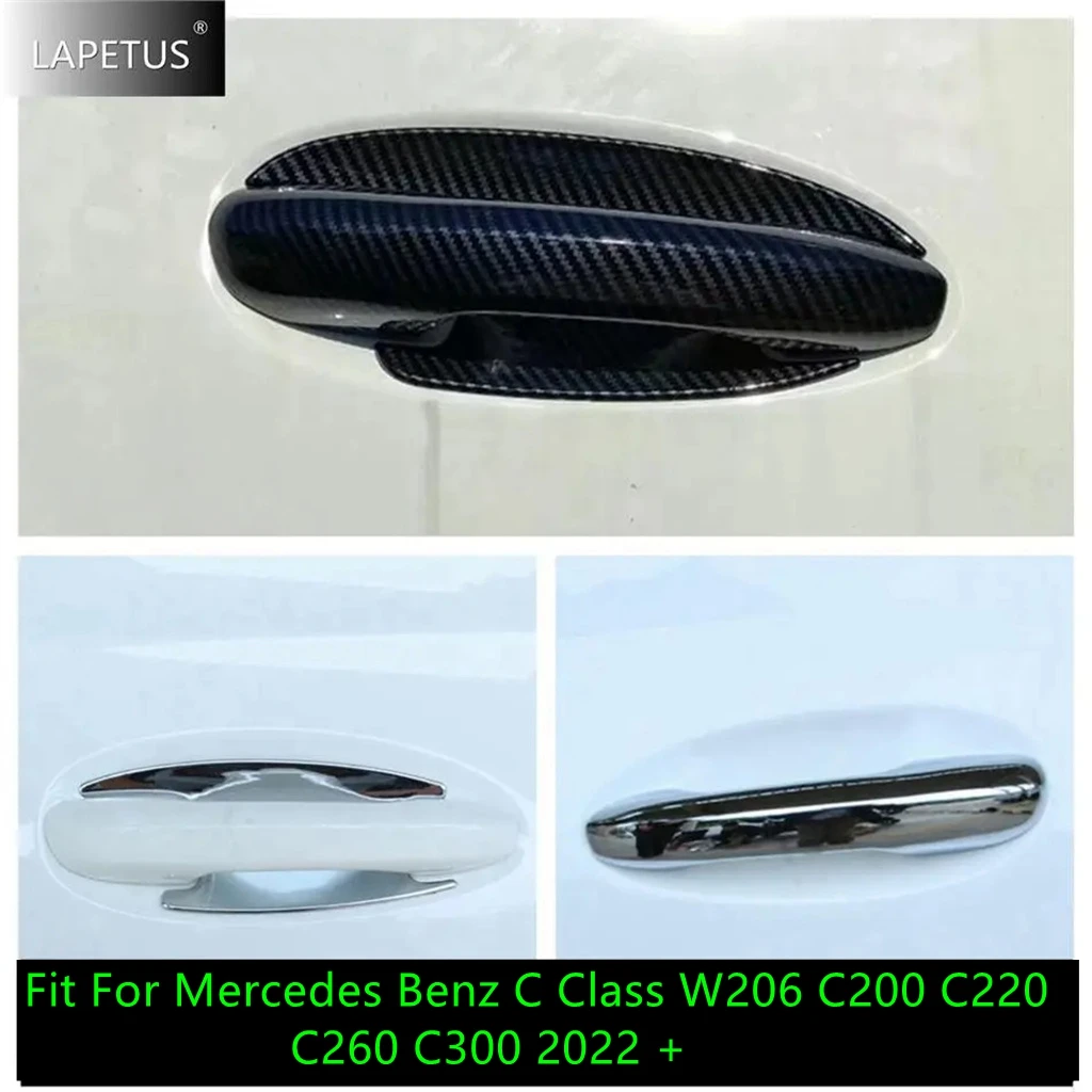 

Auto Door Pull Doorknob Handle Catch Decor Accessories Cover Trim For Mercedes Benz C Class W206 C200 C220 C260 C300 2022 - 2024