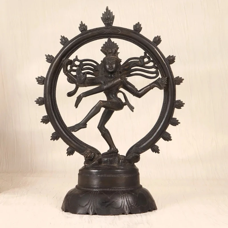 Handcrafted Indian vintage finest brass statue of Lord Shiva