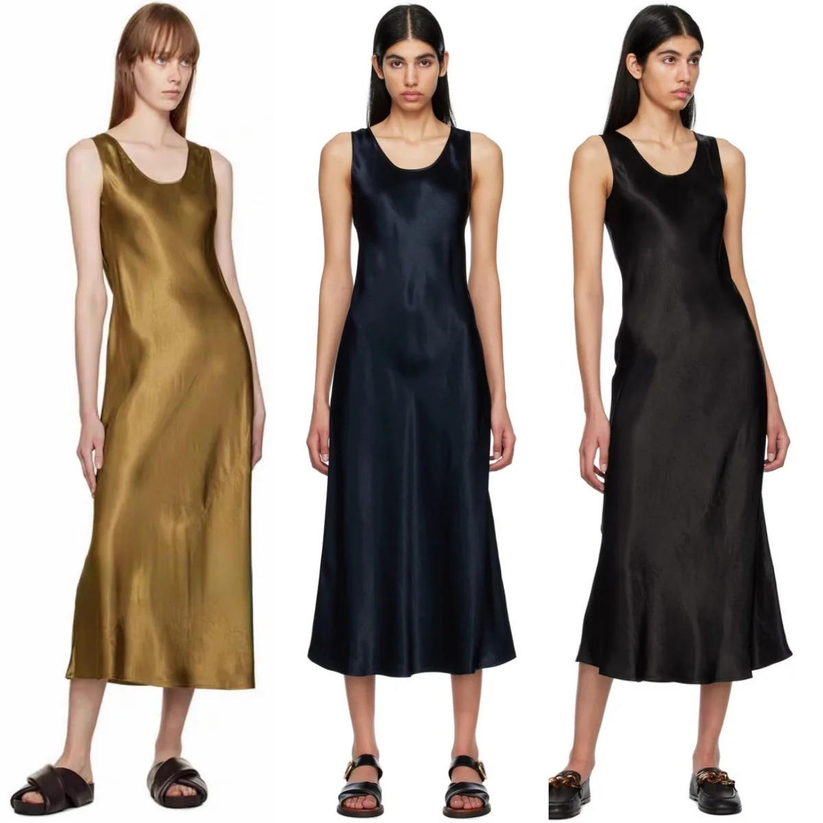 

Mermaid Vest Dress· Skinny Mermaid Curve, Gilt Years Texture Acetic Acid Sleeveless Dress