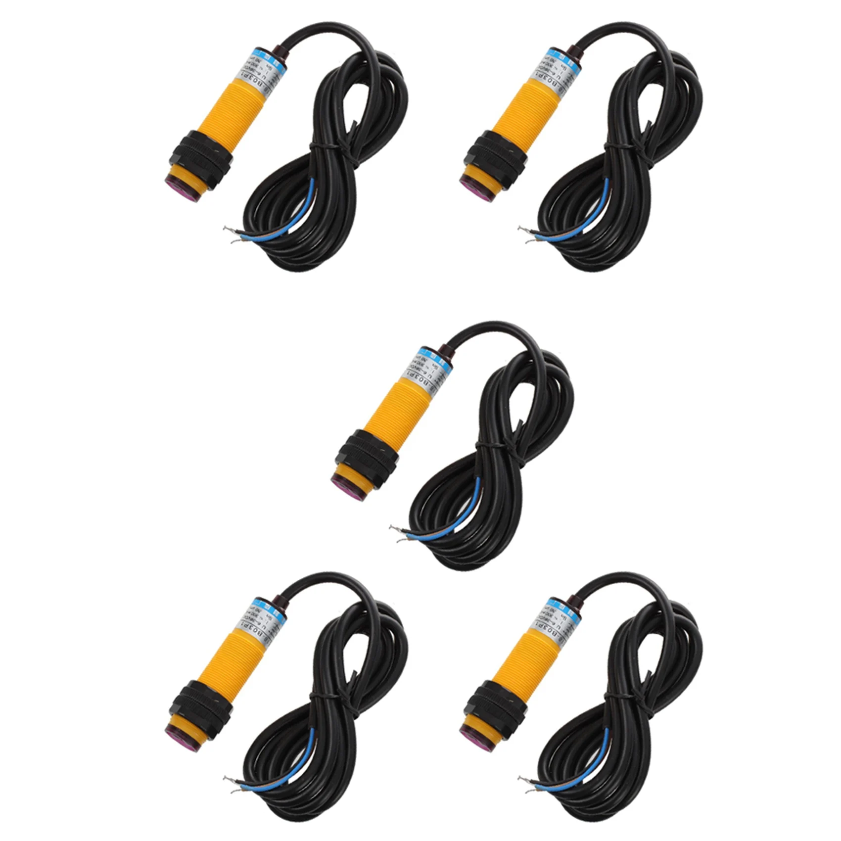 

AB42-5X 3-проводной 6-36 В постоянного тока PNP ИК-фотоэлектрический сенсорный переключатель 30 см E18-B03P1