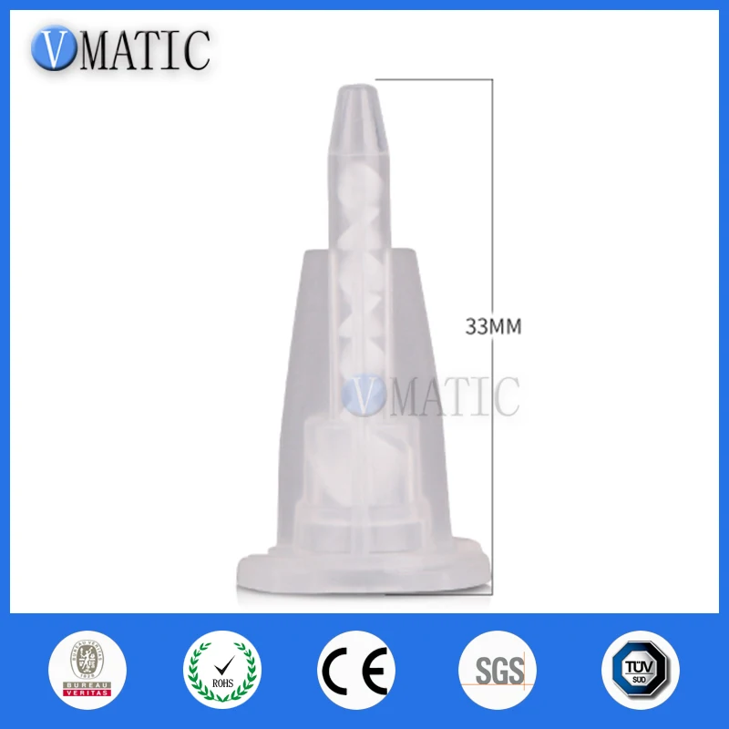 

Free Shipping 100Pcs Resin Static Mixer MA3.0-07S Mixing Nozzles For Duo Pack Epoxies