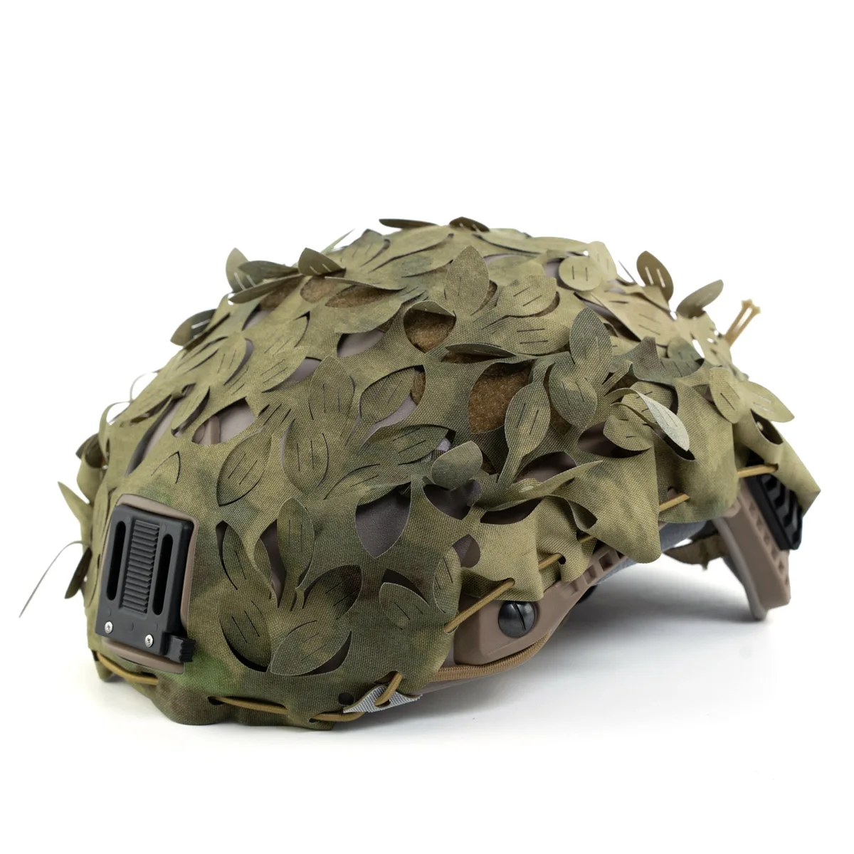 

Высокий шлем для занятий спортом на открытом воздухе со скрытой камуфляжной сеткой