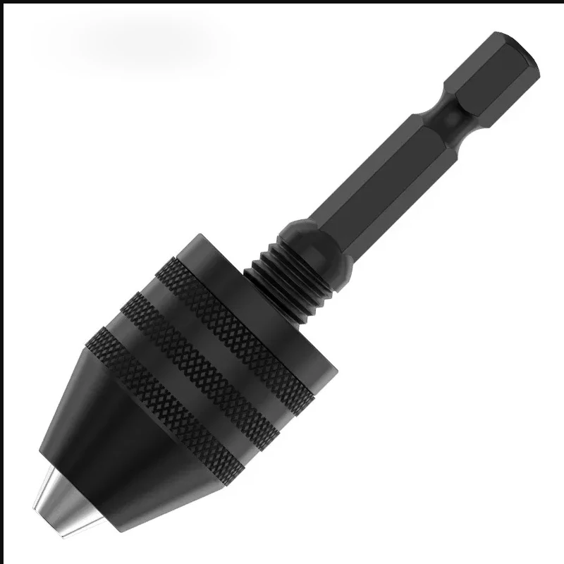 Keyless Drill Chuck 0.3-8mm Self-Tighten Electric Drill Bits Collet Fixture Tools 1/4\