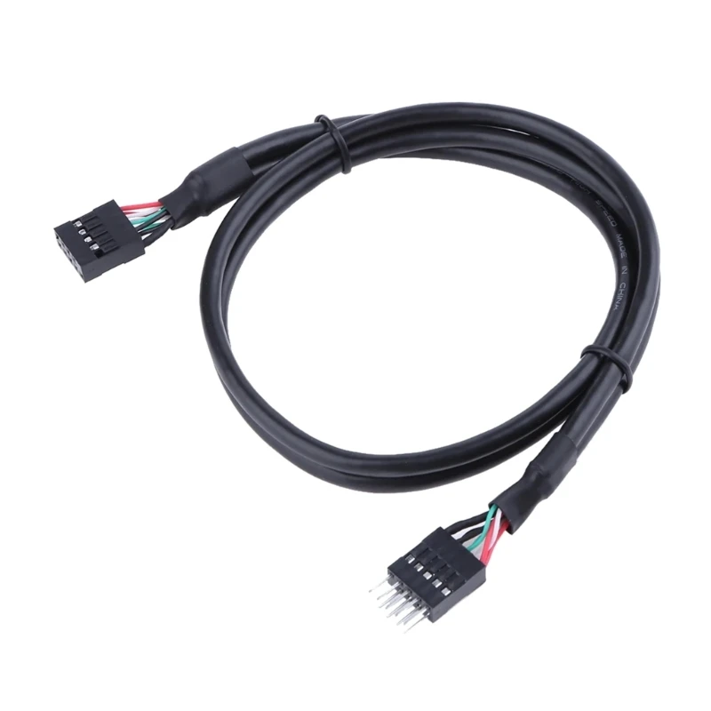 F3MA Computador Mainboard Usb2.0 9Pin extensão 9Pins Conexão macho para fêmea