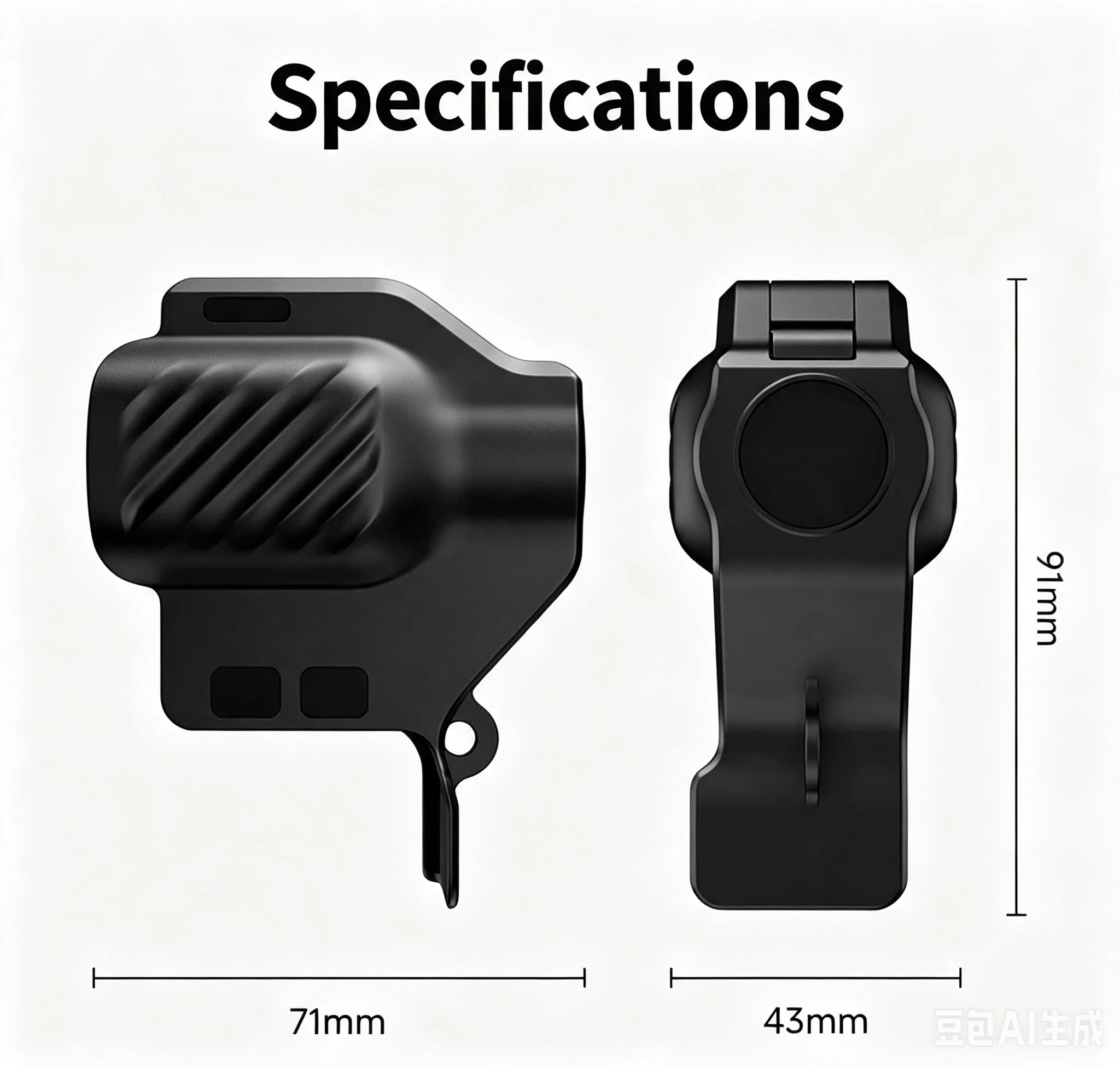 Magnetyczna osłona ochronna gimbala do DJI Osmo Pocket 4P, przenośna osłonka na obiektyw, twardy futerał ze smyczą, wbudowane podkładki chroniące przed zarysowaniami. — zdjęcie produktu 2