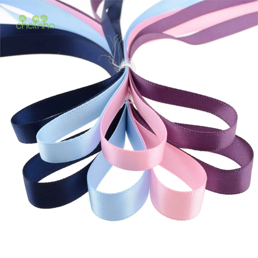 Chainho,Ribbon Set,Mixed 39 Pieces,1 Yard/Piece,DIY Butterfly Knot Hair Accessories,Handmade Gift Craft Packing Material,RB16