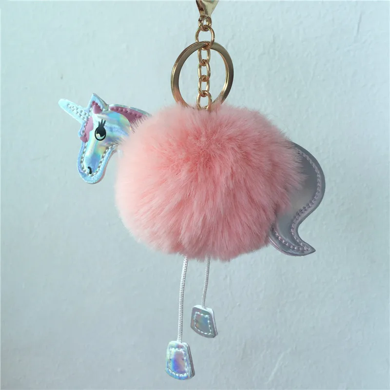 30pcs/lot Plush Animal Doll Toy Unicorn Imitation Rex Rabbit Fur Ball Pu Leather Cartoon Horse Lady,Deposit First to Get Discoun