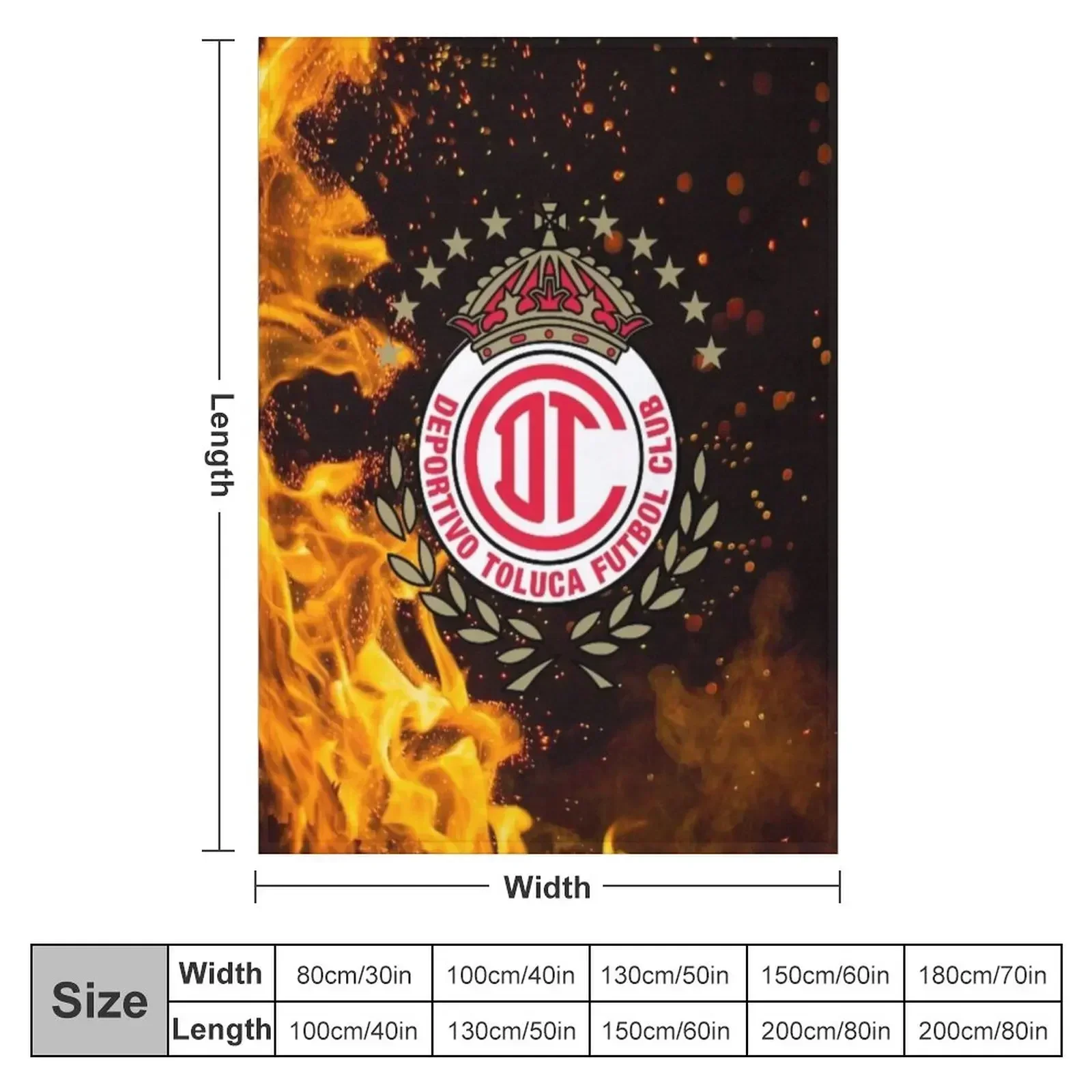 deportivo toluca fc Throw Blanket Single Fashion Sofas Personalized Gift sofa bed Blankets