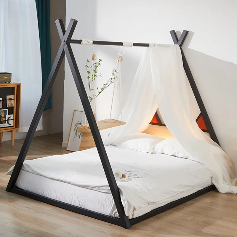 

Unique Multifunctional Bed Frame Modern Fashionable Confortable Bed Single American Style Create Muebles Garden Furniture Sets