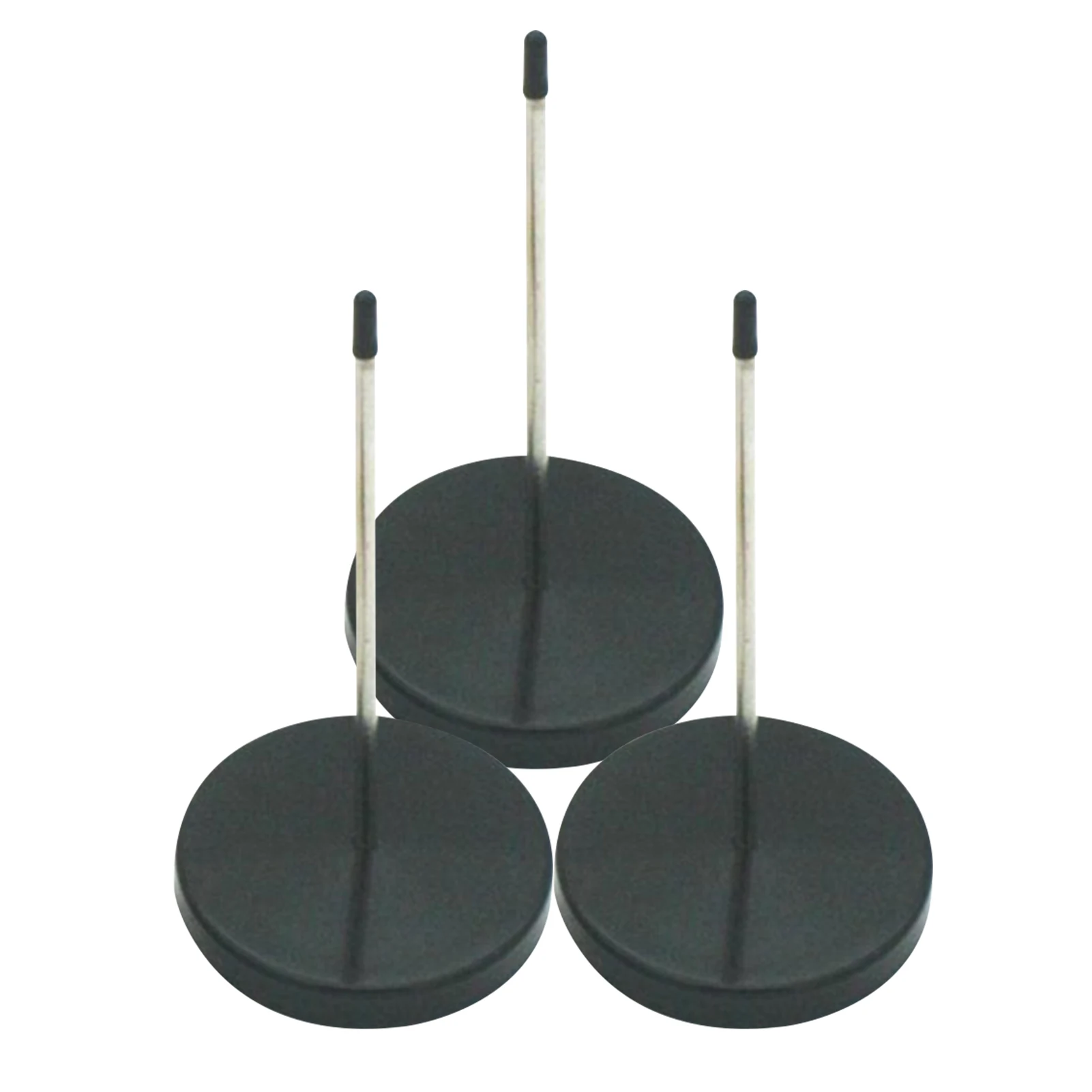 

3pcs Round Base Receipt Holder Paper Memo Hotel Kitchen Metal Spike For Restaurant Storage Organizer Note Office Ticket Non Slip