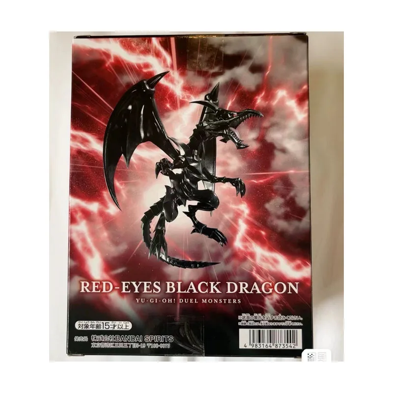 In Stock Bandai Original Anime Yu-Gi-Oh! Duel Monster RED EYES BLACK DRAGON BLUE-EYES WHITE DRAGON Desktop Ornament Gifts