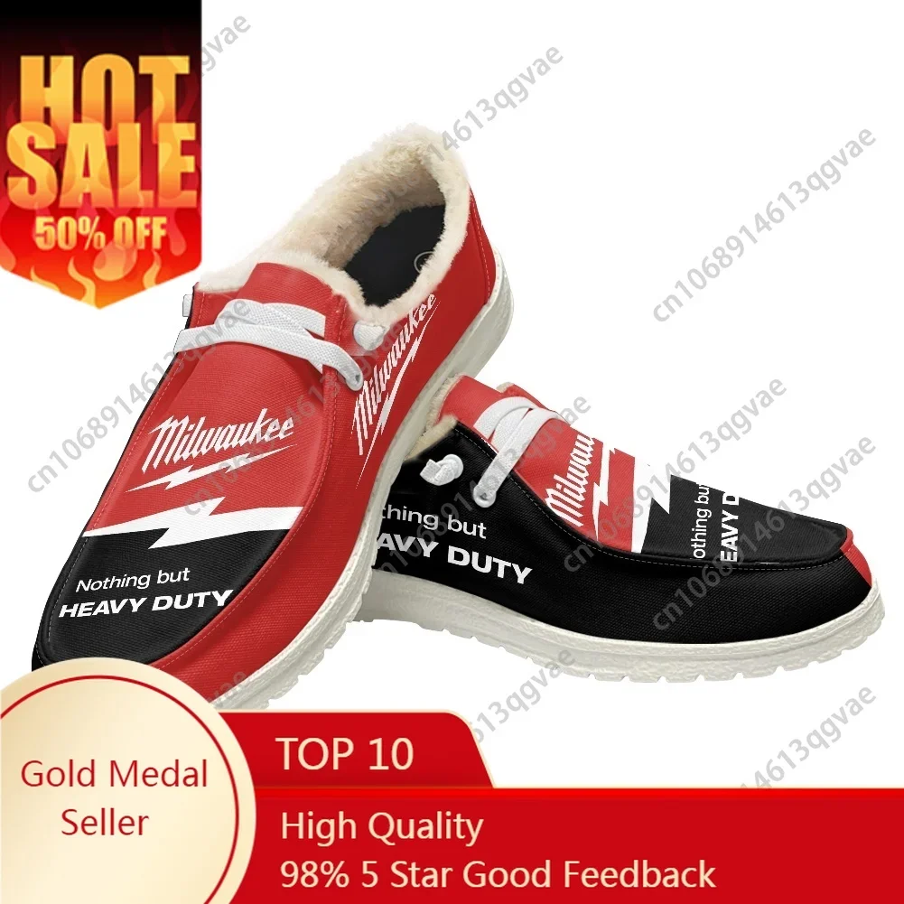 

M-MilwaukeeS Nothing But Heavy Duty Plush Flat Shoes Breathable Outdoor Sneakers Lightweight Shoes Footwear Custom Made Shoe