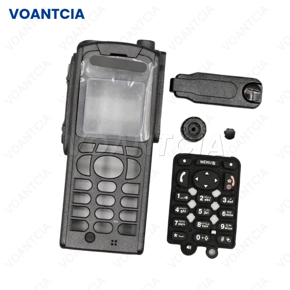 5sets Front Housing case Cover Kit for Motorola MTP850S Walkie Talkie Mobile Radio Repair Accessories