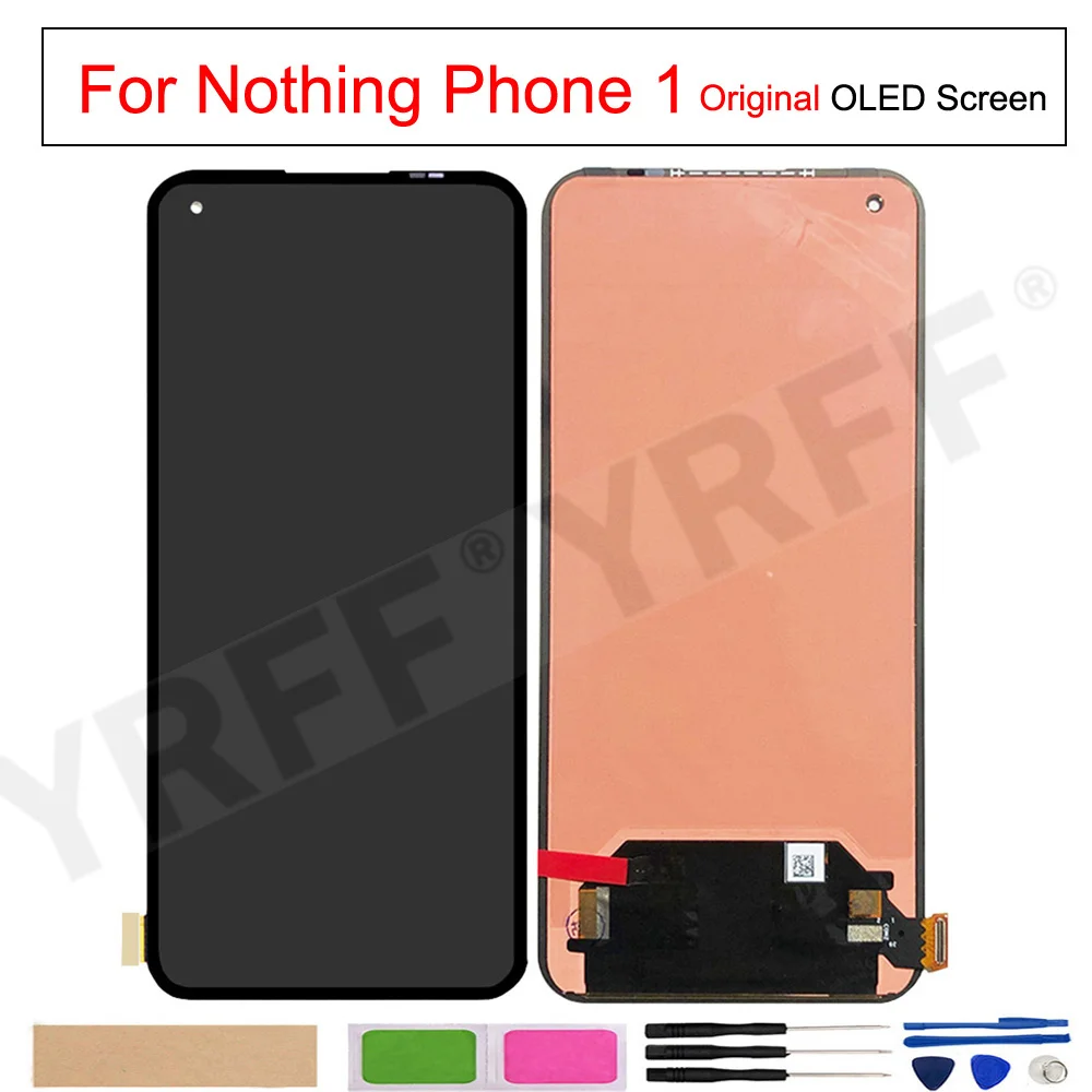 

OLED LCD Display For Nothing Phone 1, Touch Screen Digitizer Assembly,Phone Replacement Parts