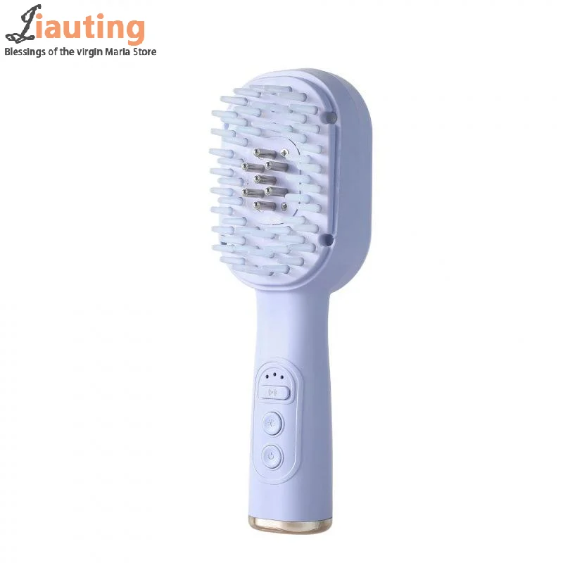 

Электрическая массажная расческа, интеллектуальный вибрационный нагревательный массажер для головы, расслабляющая расческа для массажа головы в помещении и на открытом воздухе