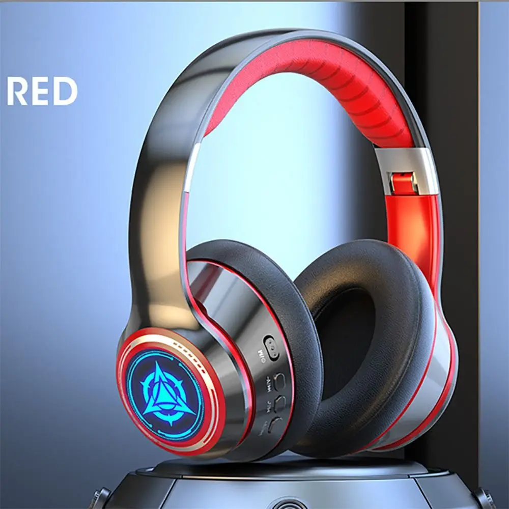 Auriculares inalámbricos Bluetooth 5,2 con cancelación de ruido, auriculares inalámbricos para ordenador Mega Bass, orejeras con micrófono