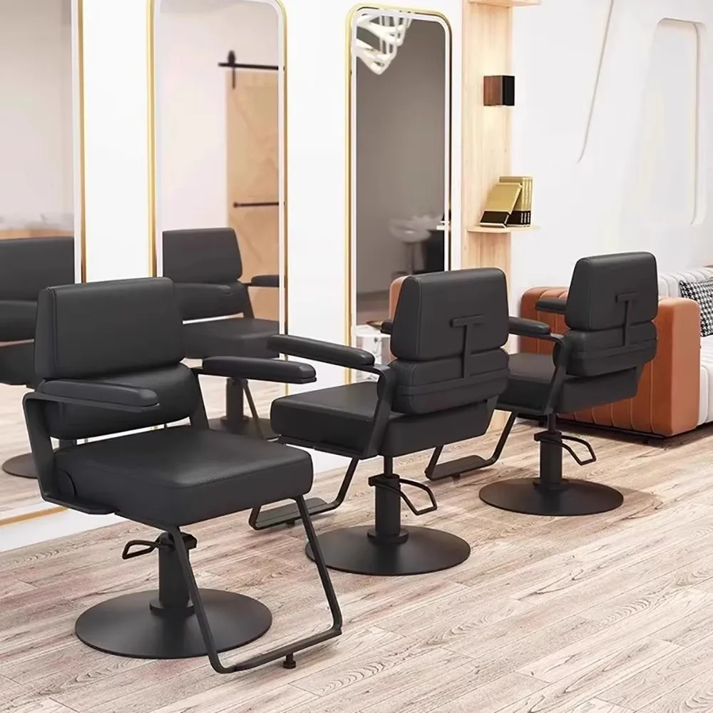 Modern Professional  Barber Chair Trendy Luxury Beauty Salon Chair Stylist Swivel Sillas De Barberia Profesional Salon Furniture