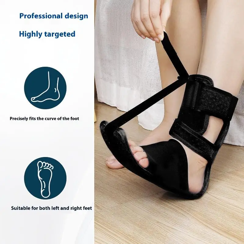Fixed Plantar Fasciitis Splint Brace Compression Adjustable Dorsal Drop Foot Orthopedic Brace Comfortable Breathable Unisex