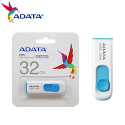 100% Original ADATA C008 Series System USB Flash Drive 8GB 16GB 32GB 64GB Business Vehicle Bid USB2.0 TV Flash Drive