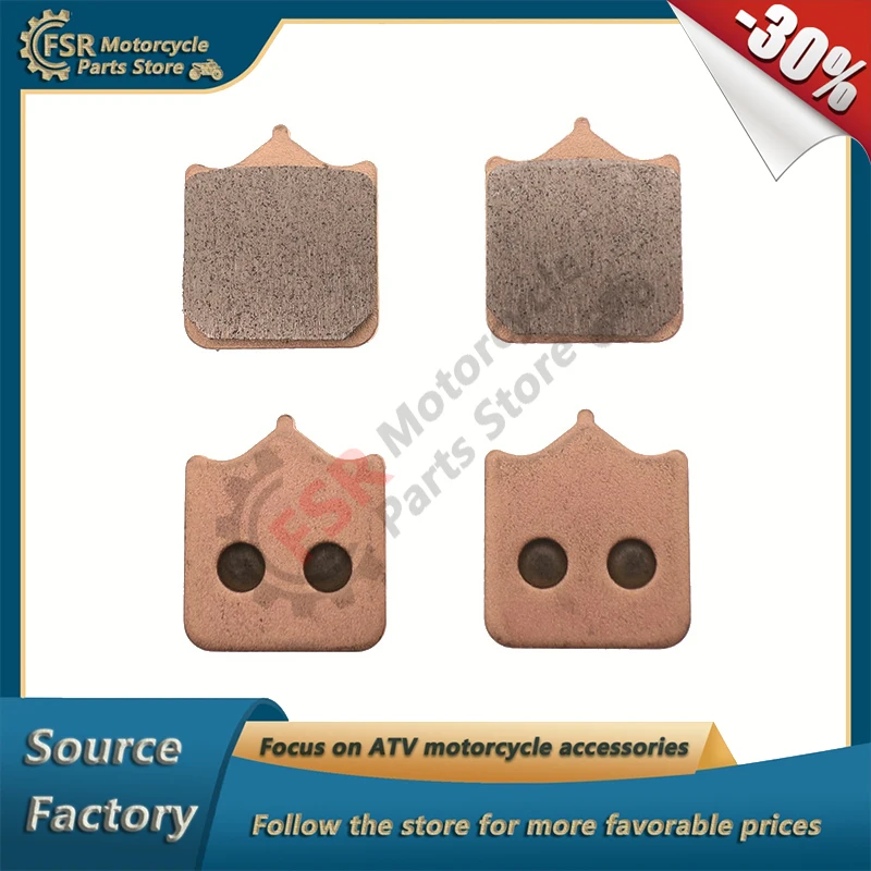 

69177,4PCS Copper-Based Sintered/Semi-Metallic Brake Pads,Fits TM SMM SMR SMX 125-660 SWM SM Gran Milano SHERCO SM 5.1iF 4.5iF