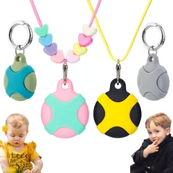 Supporto per collana Airtag per bambini Air tag adulti, nascosto regolabile, custodia per gioielli impermeabile cinturino per braccialetto per bambini