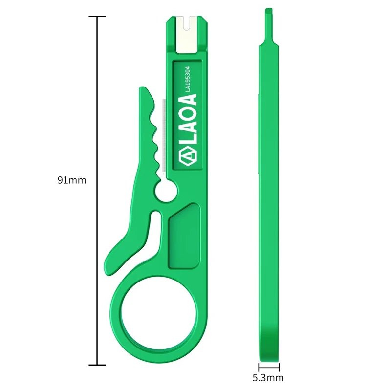 LAOA Crimper Punch Down Tool Multi-function Module Network Cable Crimping Cutting Impact Tools Wire Stripper