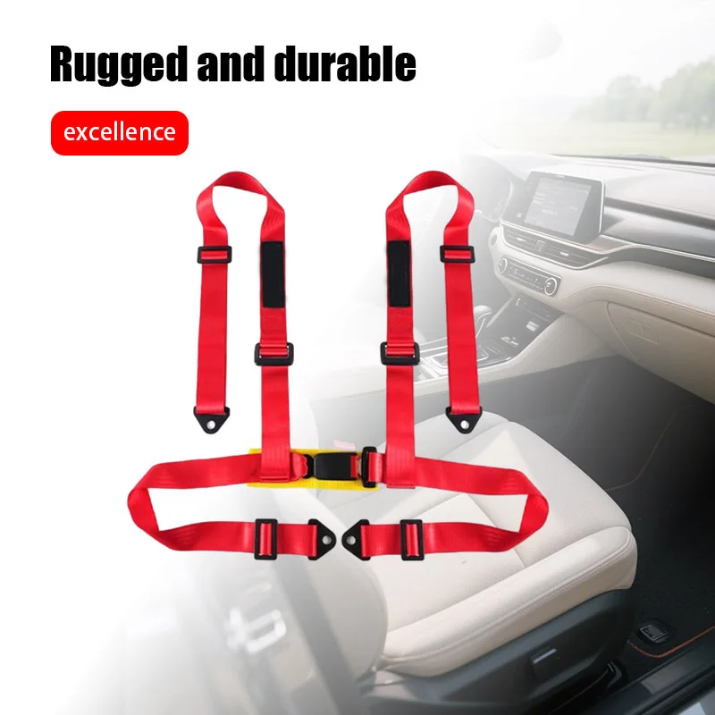 Universal Seat Belts Style Competition 4 Point Snap-In 2
