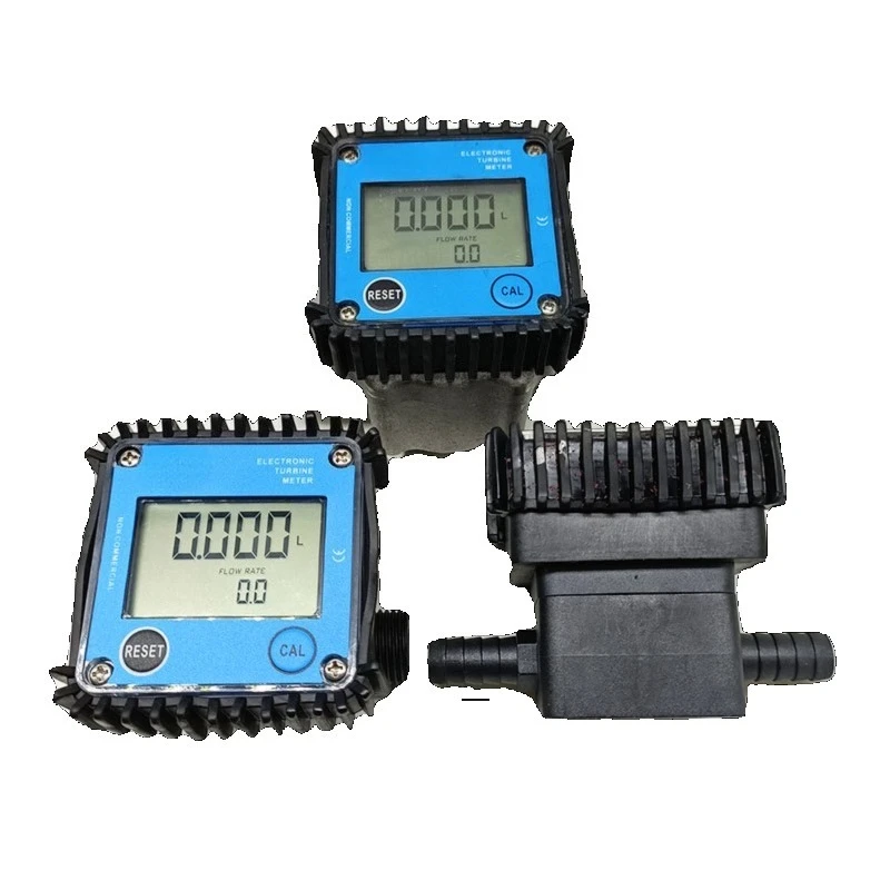 K24 Micro Turbine Flowmeter Urea Water Electronic Digital Display Liquid Gear Meter