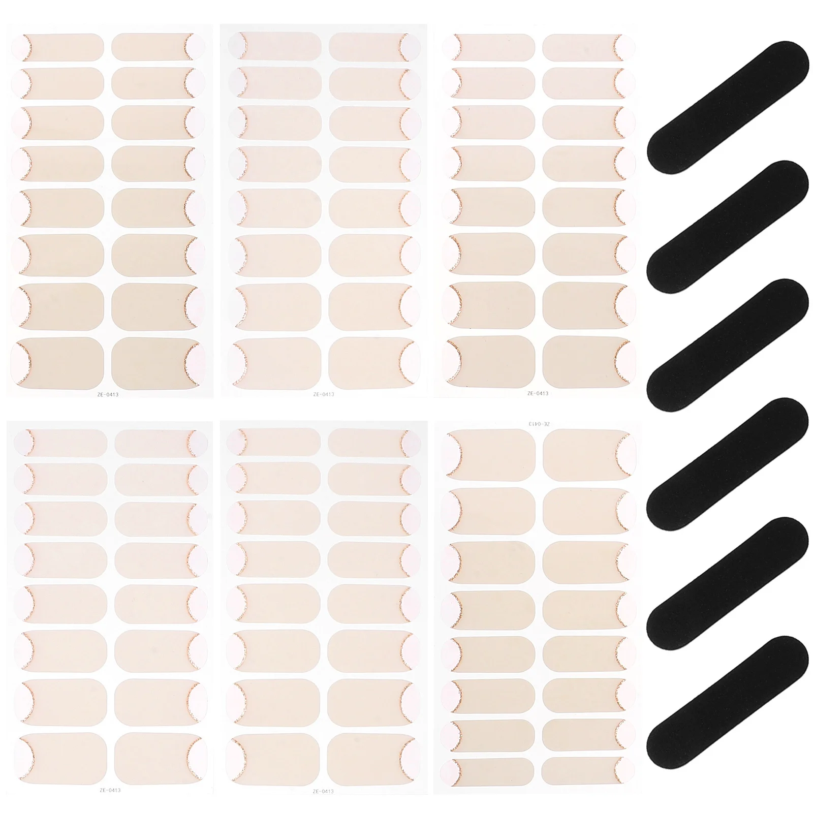 1Set Nail Stickers Fashion Nail Decals for Women Girls Easy DIY Manicure Supplies Gift Manicure Sticker