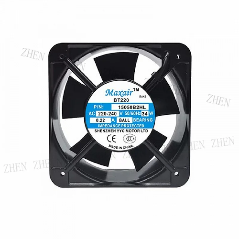 

Y 1 шт. Новый охлаждающий вентилятор BT220 15050B2HL 15050 AC220-240 В 0,22 А 34 Вт 15 СМ 2 контакта
