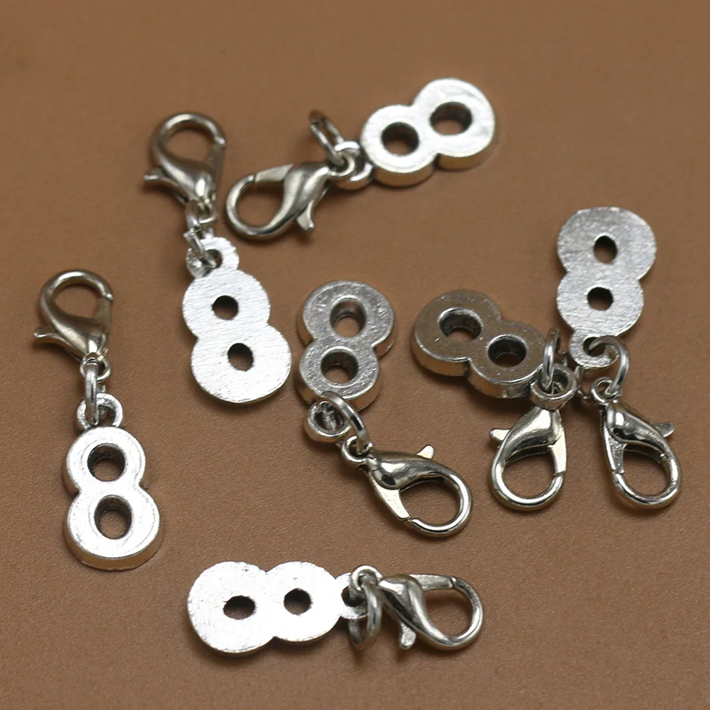 

20Pcs Lobster Clasp Alloy Pendant Charms DIY Jewelry Making Accessories for Necklace Bracelet Earrings Keychain