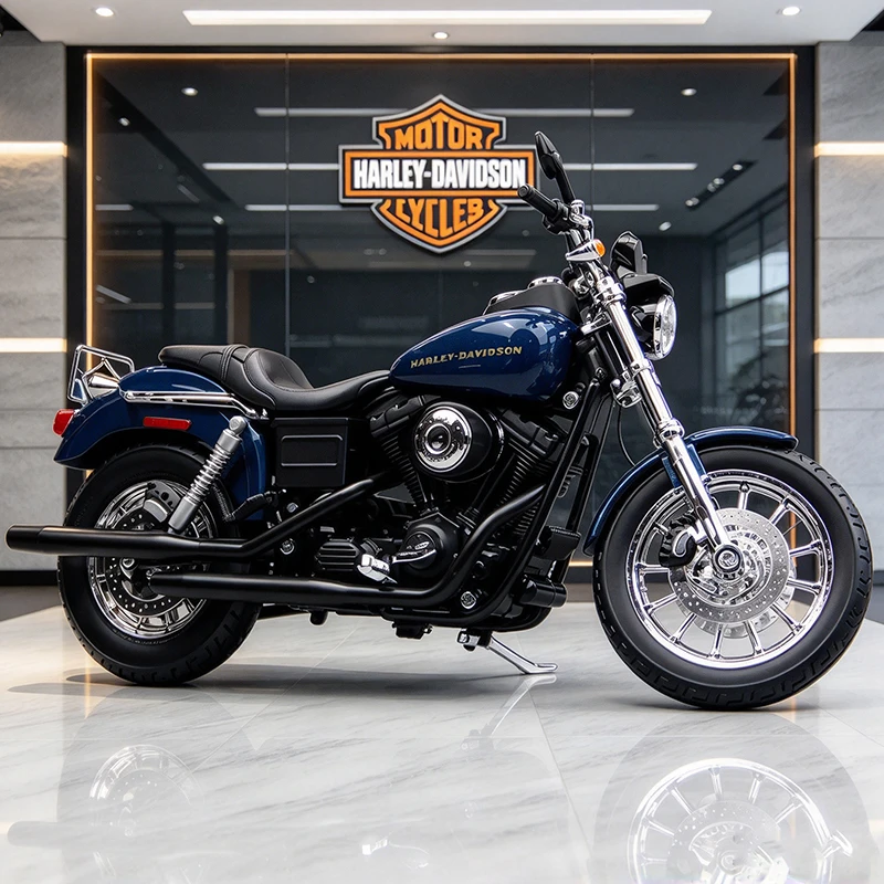 Maisto 1/12 Harley Davidson DYNA SUPER GLIDE SPORT Alloy Motorcycle Model Collection Shork-Absorber Off Road Autocycle Model