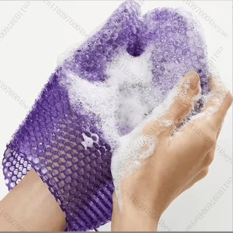 Outdoor Honeycomb Cleaning Bath Gloves, Exfoliating Bath, Bath Rubbing